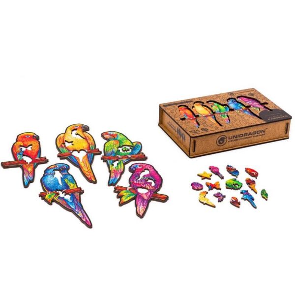 Playful Parrots 5 in 1